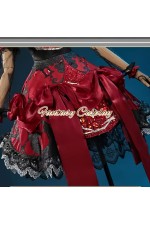 Identity V Little Girl Alice DeRoss Miss Pomegranate Plate Gothic Lolita Cosplay Costume